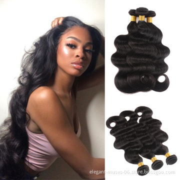 2021 hot selling 1b Color Body Wave Synthetic Hair Weave Synthetic Hair Extension For Women